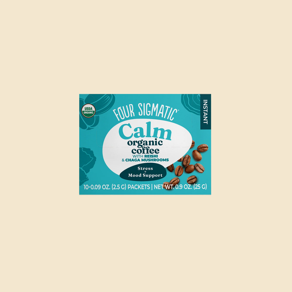 Calm Instant Coffee, Packets